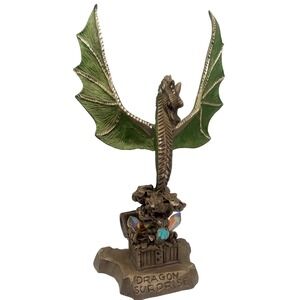 Vintage Dragon Surprise Pewter Figure by Peter‎ Sedlow 1991 Master Works DND